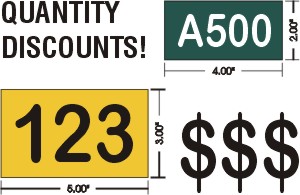 "Standard Sizes & Prices" Icon